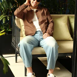 Campus Sutra Spread Collar Lightweight Bomber With Patchwork Jacket image 4