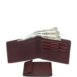 WILDAUK Men Textured PU Two Fold Wallet image 3