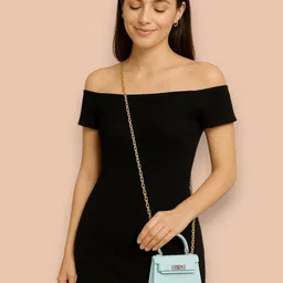Haute Handles Women Solid Miniature Handheld Bag-image-21