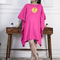 LetsDressUp Graphic Printed Maternity Kaftan Dress-picture-14