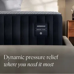 Wakeup India Imperious White & Black Medium Firm Spine Align Orthopedic Queen Mattress image 5