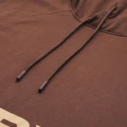 HRX by Hrithik Roshan Brand Logo Print Hooded Training Sweatshirt image 5