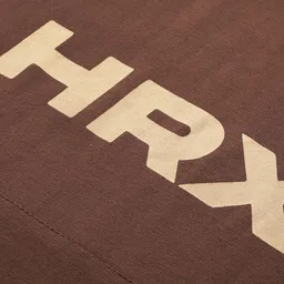 HRX by Hrithik Roshan Brand Logo Print Hooded Training Sweatshirt image 2