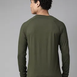 Roadster The Lifestyle Co. Raglan Sleeves Pure Cotton T-shirt image 4