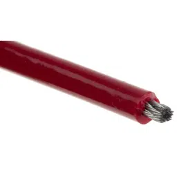 RS PRO 30 m Red Wire with Collar Clamp for All Rope Pull Switches, 2396791 image 2