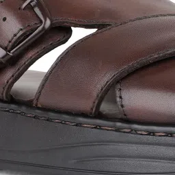 ATESBER by Inc.5 Men Leather Comfort Sandals image 4