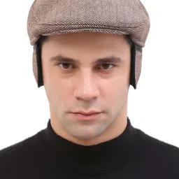 Moda Rapido Men Self Design Ascot Cap-image-18