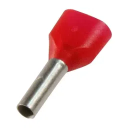 Weidmuller FERRULES,TWIN WIRE END,1.5MM2,CRIMP,RED, 9004410000 (Pack of 500 Pcs) image 1