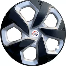 Auto Pearl SB26 R15381 mm(15 Inch) Press Type Wheel Hubcap with Retention Ring Glossy Silver Black Wheel Cover for Maruti Ignis 1.2 AMT Delta Petrol (Set of 4)-picture-22