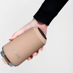 Kixa Brown Stainless Steel Coffee Mug image 4