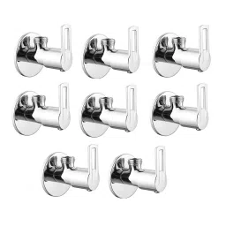 CLINTON Oxy Brass Angle Valve with Wall Flange for Bathroom (Pack of 8)-image-14
