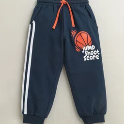 BUMZEE Boys Printed Mid-Rise Cotton Joggers-picture-27