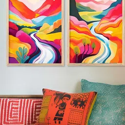 WALLLANE Brown Wood Wall Art-picture-18