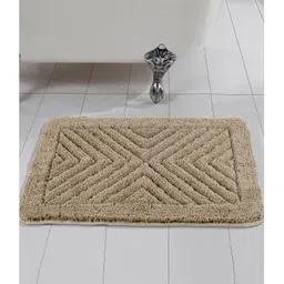 saral home Saralhome TAME Microfiber Antiskid Bathmat Beige. 50cm x 70cm-picture-11