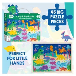 Parragon Junior Jigsaw Carry & Play Roarsome Dinosaurs - 45 Pieces-picture-11
