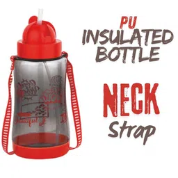 Reliance PLAST Kids Plastic Water Bottle with Straw, Sipper Bottle, Leak Proof, BPA Free, Food Grade, School & Picnic Bottle - Red (500ml)-image-83