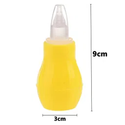 Enorme Baby Silicone Nose Cleaner Nasal Aspirator for Babies Pack of 2- Blue and Yellow image 3