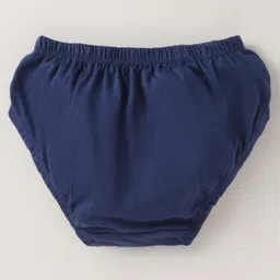 Tango Single Jersey Knit Briefs with Vehicle Print Pack of 3 - Light Blue Cream & Navy Blue image 3