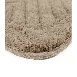 saral home Saralhome TAME Microfiber Antiskid Bathmat Beige. 50cm x 70cm image 4