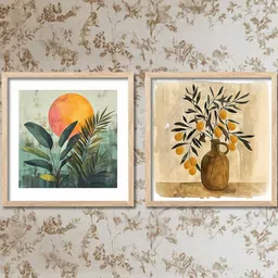 WALLLANE Set of 2 Modern Wood Wall Art image 4