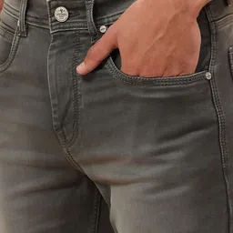 Cantabil Men Comfort Regular Fit Mid-Rise Light Fade Stretchable Jeans image 3