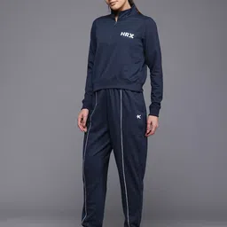 HRX by Hrithik Roshan Solid Training Tracksuits image 3