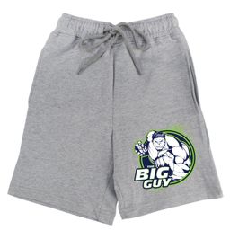 Marvel By Wear Your Mind Graphic Print Shorts - Light Grey-image-1