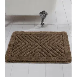saral home Saralhome  TAME Microfiber Antiskid Bathmat  Brown. 50cm x 70cm-picture-28