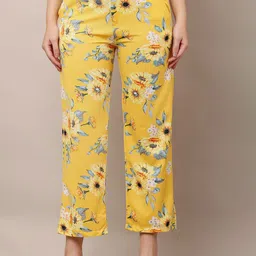 Moda Rapido Printed Loose Fit Easy Wash Trousers-image-92