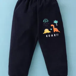 Mini Donuts 100% Cotton Knit Full Length Lounge Pants With Dinosaurs Print Pack Of 3 - Multicolor image 4