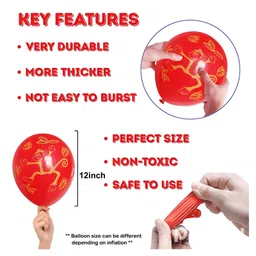 Funcart Jungle Animals Balloons Multicolor - Pack of 10 image 4