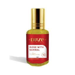 Duze Essentails Rose Sandal Natural & Alcohol Free Long Lasting Attar- 3 ml-picture-45