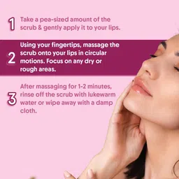 Aravi Organic Set Of 2 Beetroot Lip Scrub - 15 g & Lip Glowy Balm SPF 50 PA+++ - 5 g image 2