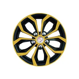 Auto Pearl Car Golden Black Wheel Cover Caps 33.02 cm (13 Inch) Press Type Fitting Compatible with Redi Go image 3