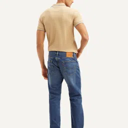 levi's Men's 541 Blue Athletic Tapered Fit Mid Rise Jeans image 2