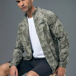 Technosport Men Camouflage Lightweight Training or Gym Sporty Jacket with Patchwork-image-42