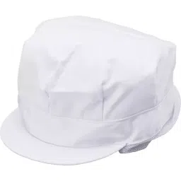 AS ONE Sanitary Hat Polyester, Cotton White, SS-5 image 2