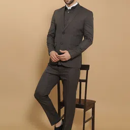 Wintage Single-Breasted Slim-Fit 3 Pieces Formal Suits image 5