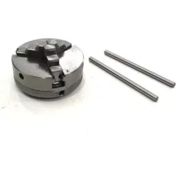 Assorts Tilting Rotary Table 80 mm (3 Inch) with 65 mm 3 Jaws Self Centering Chuck, Suitable Back Plate & T Nuts Bolts & Tailstock image 3