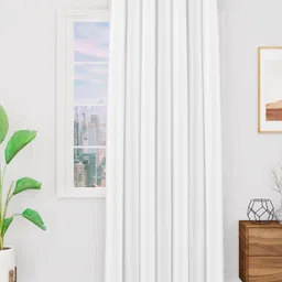 Myntra Elegant Homes Meh Collection Off White Black Out Door Curtain-picture-21