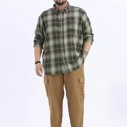 Santonio Men Classic Tartan Checks Checked Casual Shirt image 2