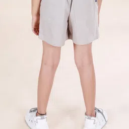 Kiddopanti Cotton Solid Skorts - Grey image 3