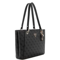 GUESS Printed Structured Tote Bag With Cut Work image 5