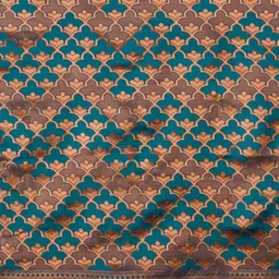 SANISA Ethnic Motifs Zari Silk Blend Heavy Work Saree image 5