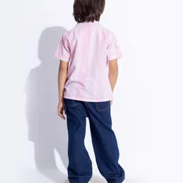 Taffykids Denim Solid Jeans - Navy Blue image 5