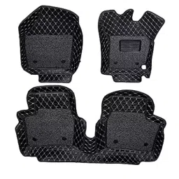 Auto Pearl 7D Car Floor Mats Luxury Leatherite Black Compatible For Tata Nexonev, 7DMAT_BLK_NexonEV-picture-36