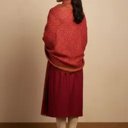 Vrinde Women Ethnic Motifs Embroidered Shawl image 2