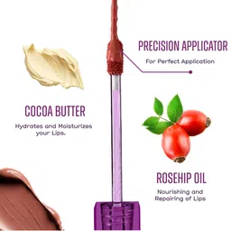 Blue Heaven Ultimatte Whipp Lip Liquid Matte Lipstick 3ml - Seriously Brown image 4