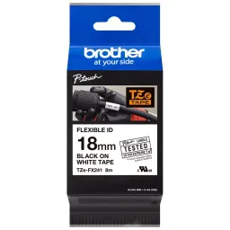 BROTHER Pet Film Tape, Adhesive, Black On White, TZEFX241-picture-37