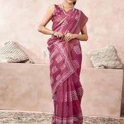 KALINI Woven Design Zari Saree image 3